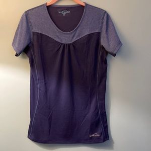 Eddie Bauer blue Med lightweight quick dry polyester/recycled polyester